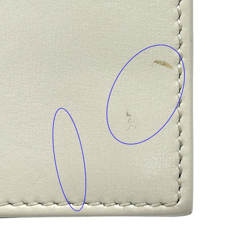 Gucci Wallet New Jackie Bifold Wallet Leather Ivory Gold