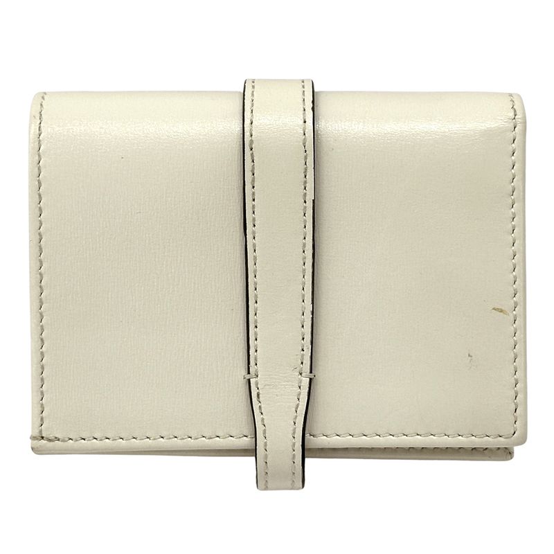 Gucci Wallet New Jackie Bifold Wallet Leather Ivory Gold
