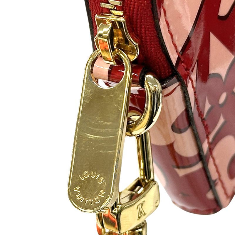 Louis Vuitton Pouch Monogram Sweet Enamel Port Monique Pomme