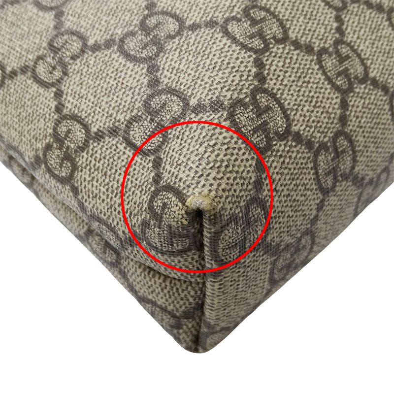 Gucci Shoulder Bag GG Supreme Sherry Beige Black