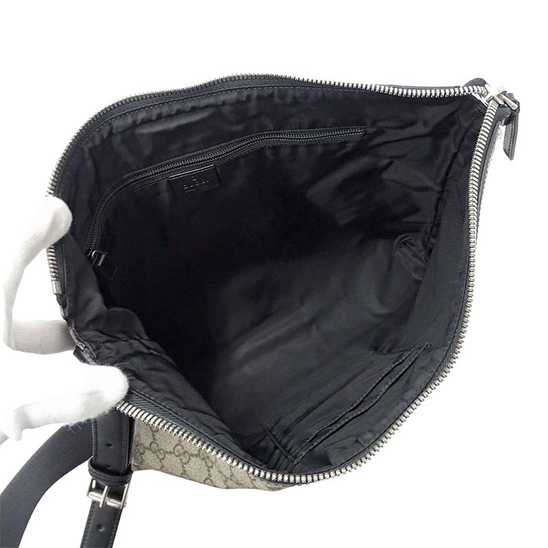 Gucci Shoulder Bag GG Supreme Sherry Beige Black