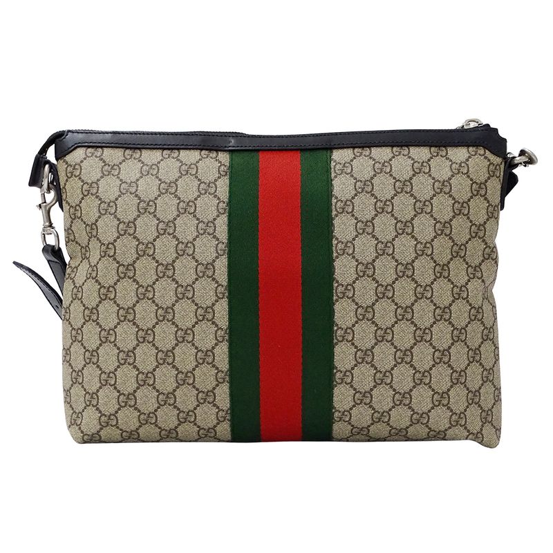 Gucci Shoulder Bag GG Supreme Sherry Beige Black