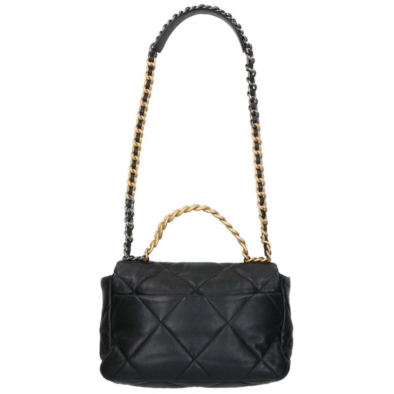 Chanel 19 Large Lambskin Leather Chain Shoulder Bag