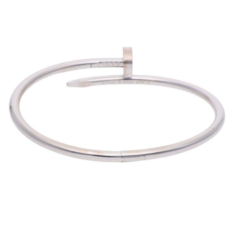 Cartier New Shape Juste UN Clou Bracelet 18K White Goldjuste