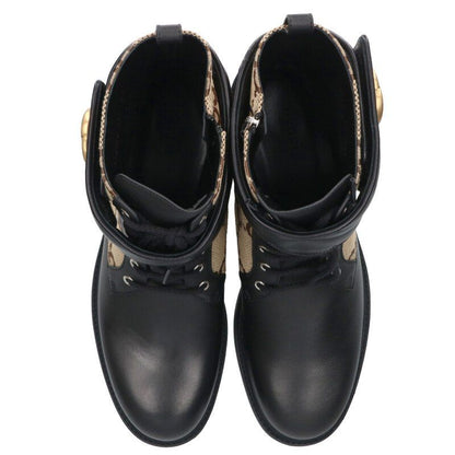 Gucci Canvas GG Moment Ankle Boots 41.5