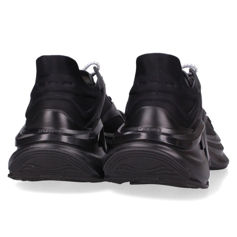 Fendi F-light Leather Mesh Running Sneakers 38