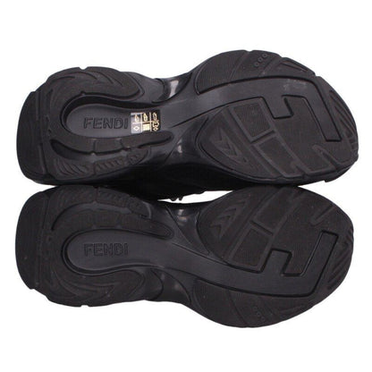 Fendi F-light Leather Mesh Running Sneakers 38