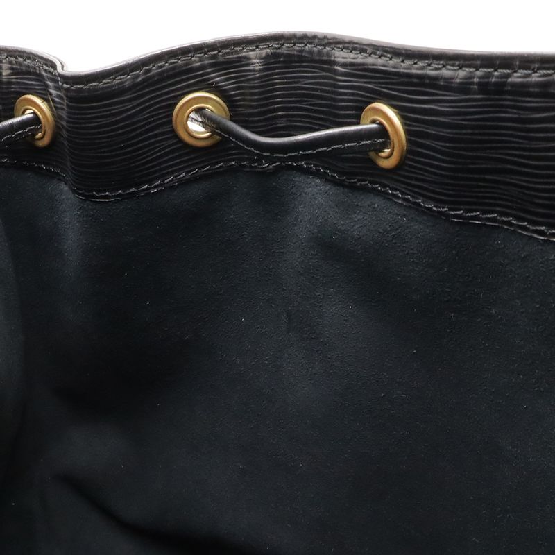Louis Vuitton Epi Petit Noe Shoulder Bag Shoulder Drawstring Noir