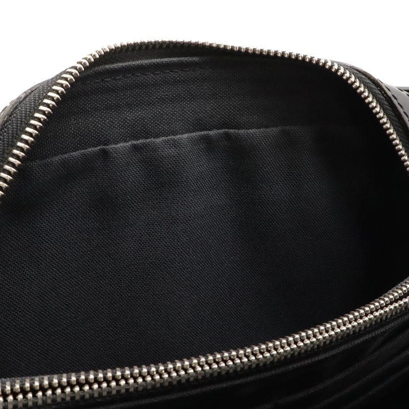 Louis Vuitton Epi Hoche Clutch Leather Noir Black Silver