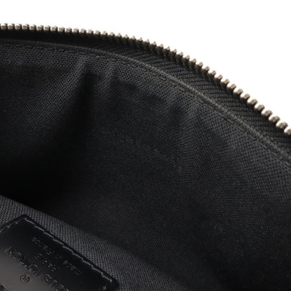 Louis Vuitton Epi Hoche Clutch Leather Noir Black Silver