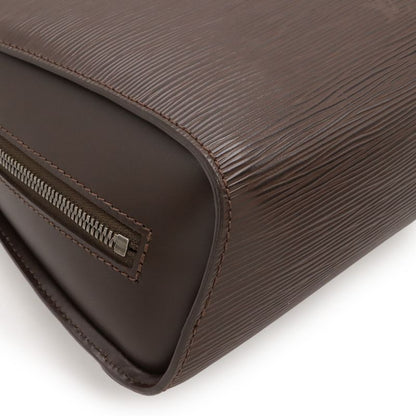 Louis Vuitton Epi Mabillon Backpack Shoulder Bag Leather Mocha Dark Brown