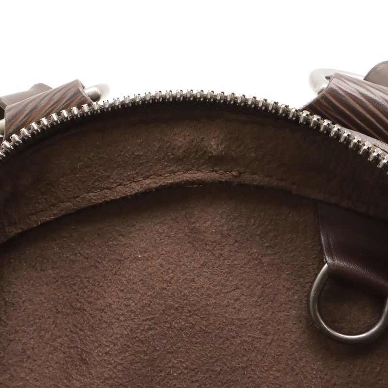 Louis Vuitton Epi Mabillon Backpack Shoulder Bag Leather Mocha Dark Brown