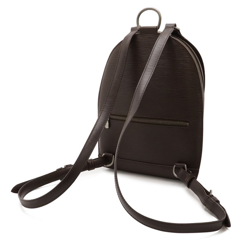 Louis Vuitton Epi Mabillon Backpack Shoulder Bag Leather Mocha Dark Brown