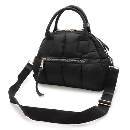 Prada Tessuto Bomba Tote 2-Way Shoulder Bag Nylon Leather Nero Black