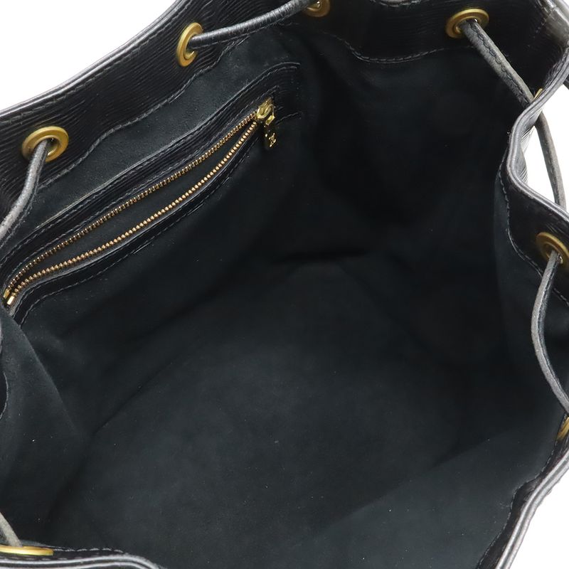 Louis Vuitton Epi Petit Noe Shoulder Bag Shoulder Drawstring Noir