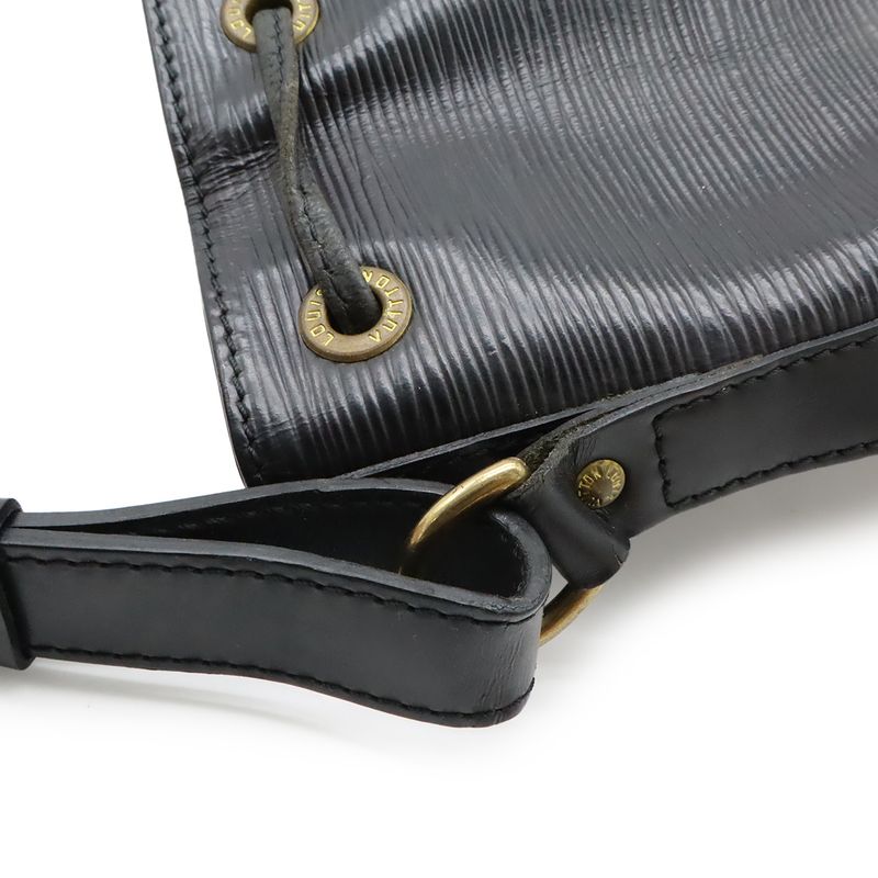 Louis Vuitton Epi Petit Noe Shoulder Bag Shoulder Drawstring Noir