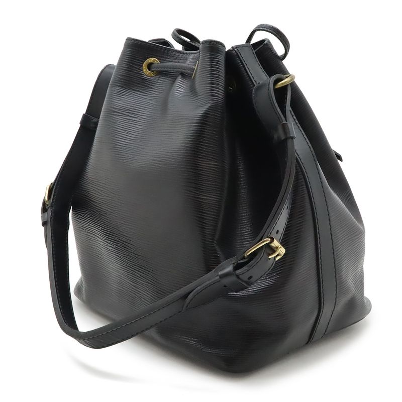 Louis Vuitton Epi Petit Noe Shoulder Bag Shoulder Drawstring Noir