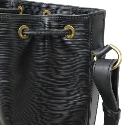 Louis Vuitton Epi Petit Noe Shoulder Bag Shoulder Drawstring Noir