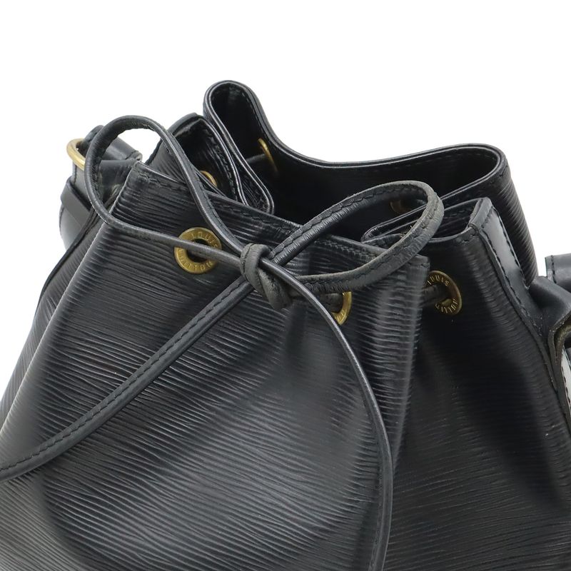 Louis Vuitton Epi Petit Noe Shoulder Bag Shoulder Drawstring Noir