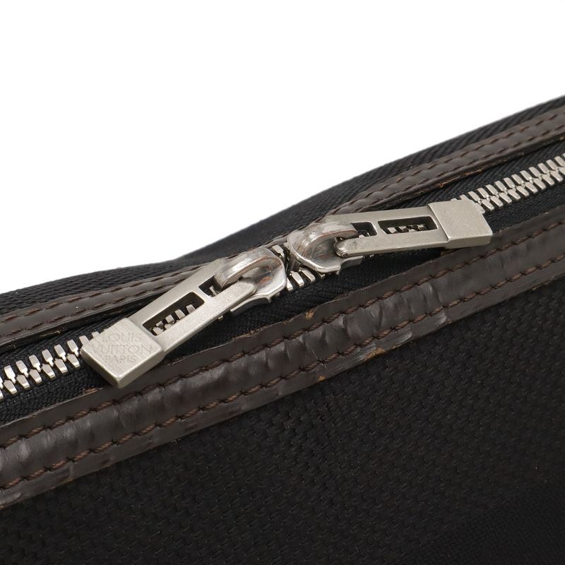 Louis Vuitton Damier Geant Exploration Tour Shoulder Bag Crossbody Canvas Noir
