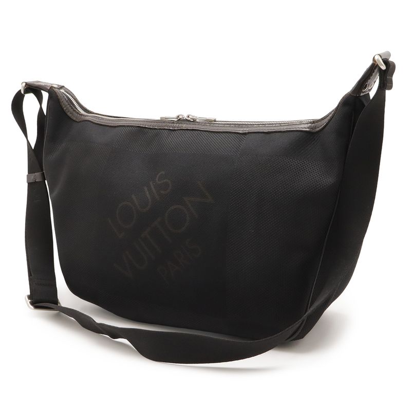 Louis Vuitton Damier Geant Exploration Tour Shoulder Bag Crossbody Canvas Noir