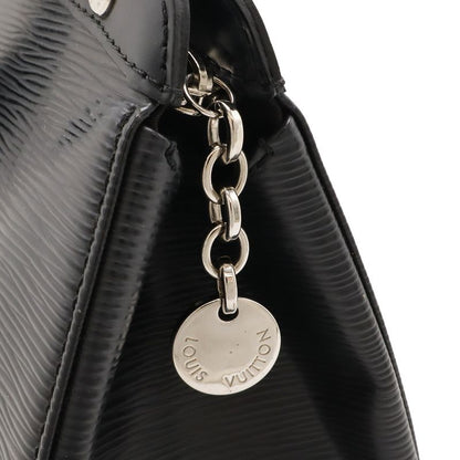 Louis Vuitton Epi MM Handbag Noir Black Silver