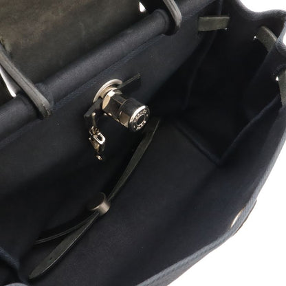 Hermes Herbag a Dos PM Backpack 2-Way Handbag Toile