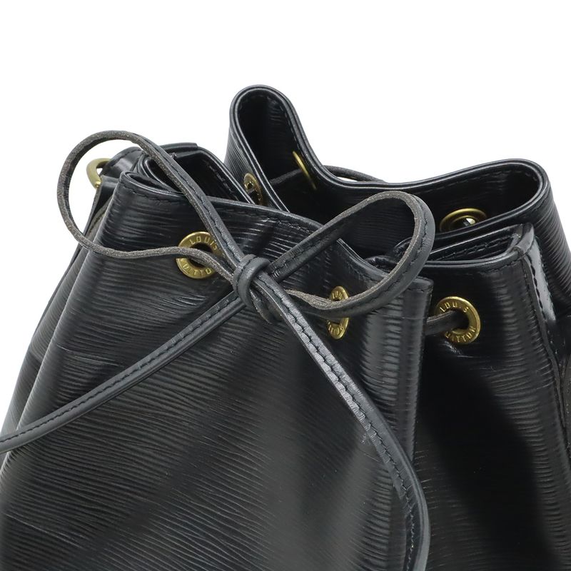 Louis Vuitton Epi Noe Shoulder Bag Shoulder Semi Drawstring Noir