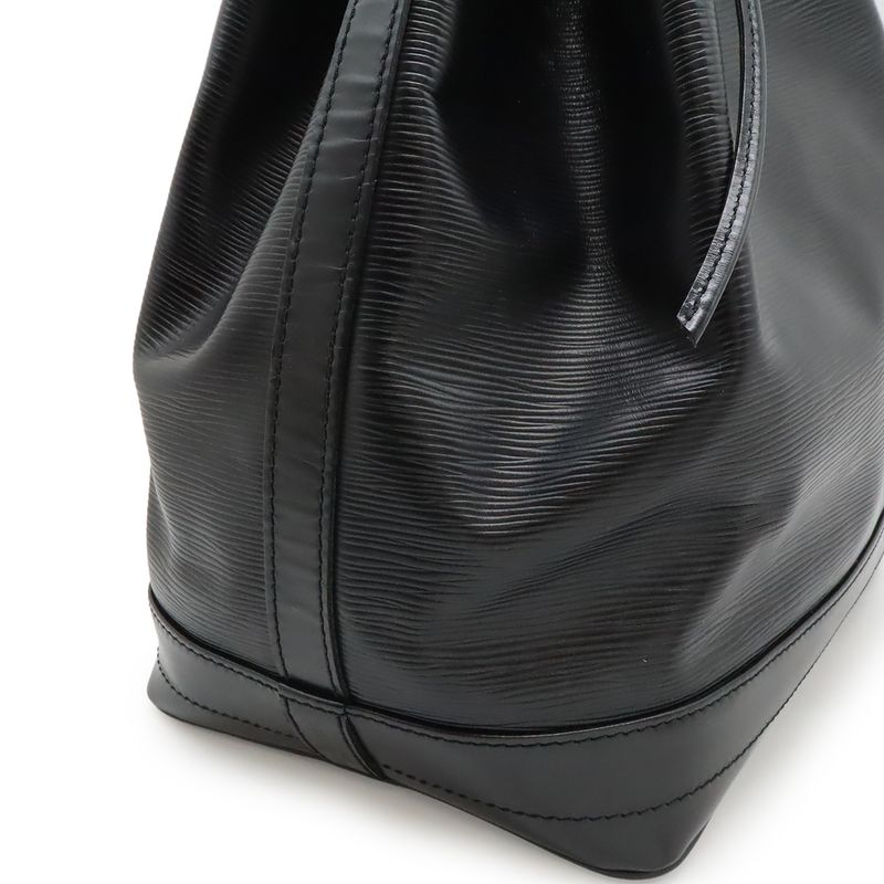 Louis Vuitton Epi Noe Shoulder Bag Shoulder Semi Drawstring Noir
