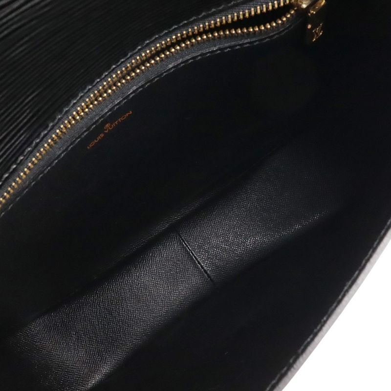 Louis Vuitton Epi Saint Cloud Shoulder Bag Pochette Crossbody Leather Noir