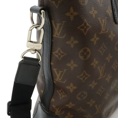 Louis Vuitton Monogram Macassar Davis Tote Large Shoulder Bag Brown