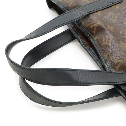 Louis Vuitton Monogram Macassar Davis Tote Large Shoulder Bag Brown