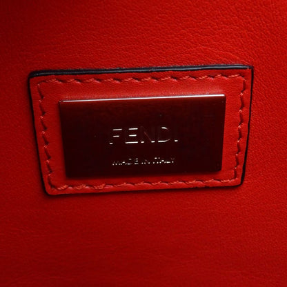 Fendi Handbag Leather Red