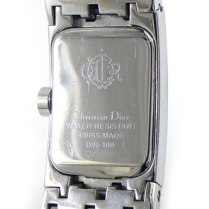 Dior Watch Diophilic Square Black Dial SS Quartz Analog