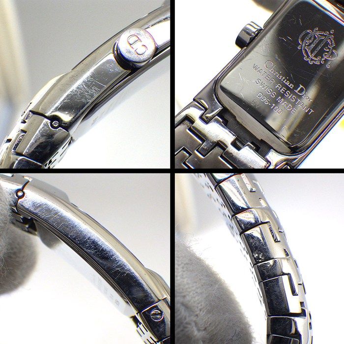 Dior Watch Diophilic Square Black Dial SS Quartz Analog