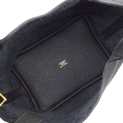 Hermes Handbag Picotin Lock PM Dark Bronze Taurillon Clemence