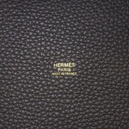 Hermes Handbag Picotin Lock PM Dark Bronze Taurillon Clemence
