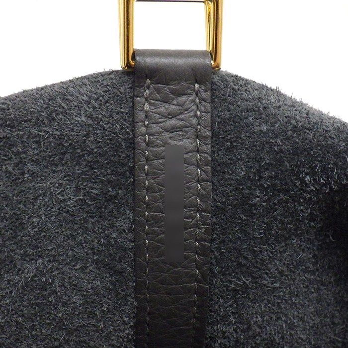Hermes Handbag Picotin Lock PM Dark Bronze Taurillon Clemence