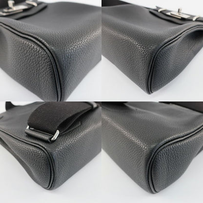 Hermes Kelly Hac a Dos PM Black Silver Manufactured