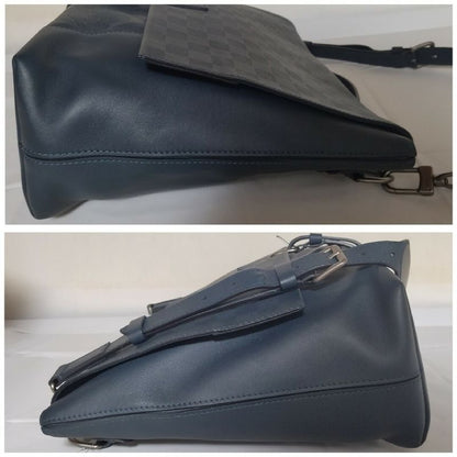 Louis Vuitton Loft Damier Infini Navy Shoulder Bag