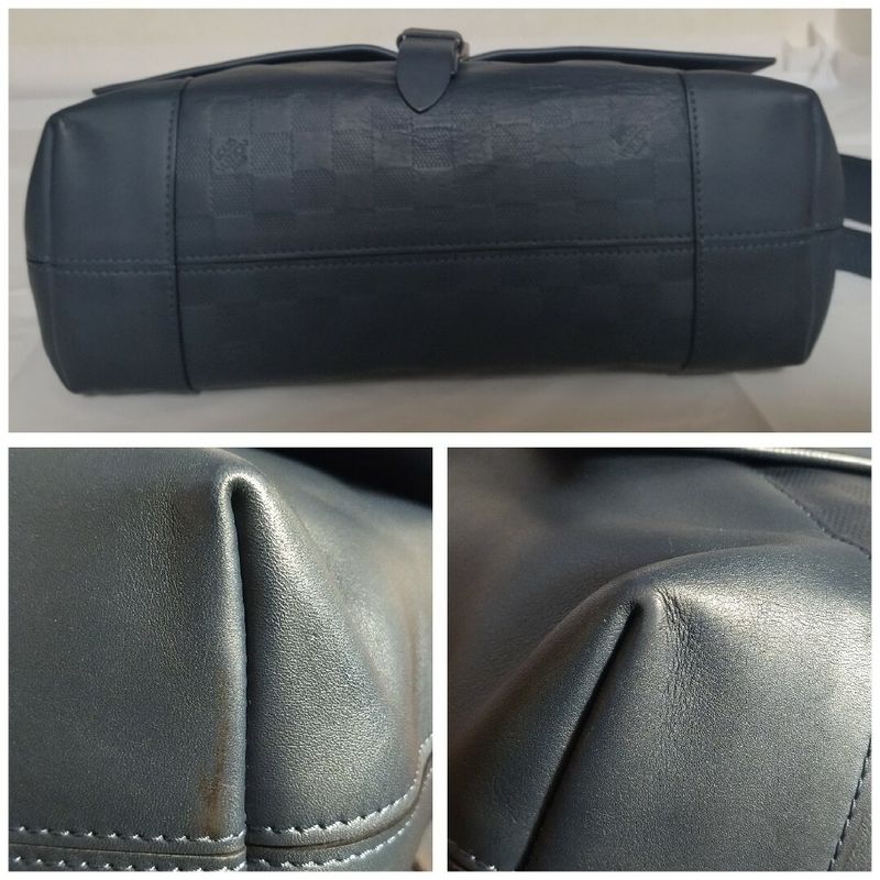 Louis Vuitton Loft Damier Infini Navy Shoulder Bag