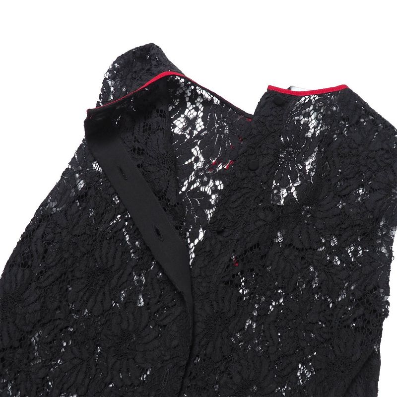 Gucci Dress 38 All Lace Black