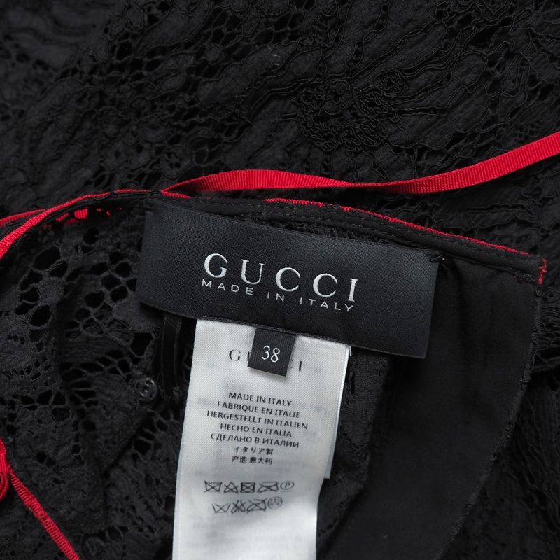 Gucci Dress 38 All Lace Black