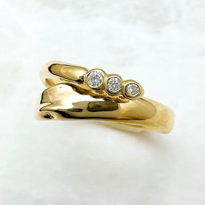 Tiffany & Co. Snake Diamond Yellow Gold Ring