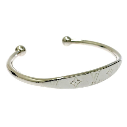Louis Vuitton Monogram Metal Jonk Bangle L Silver