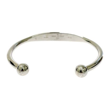 Louis Vuitton Monogram Metal Jonk Bangle L Silver