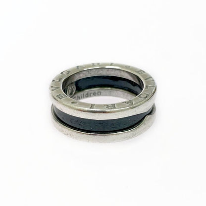 Bvlgari Silver B-zero One Se Bu the Children Ring 925 Engraved