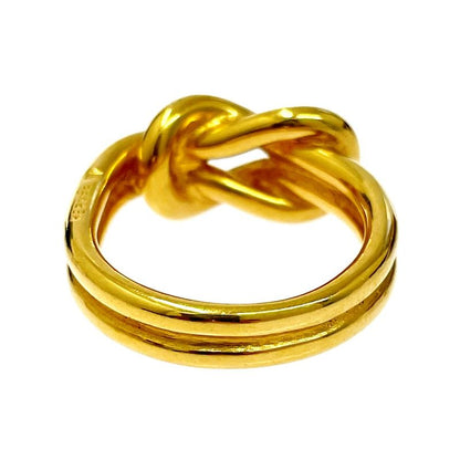 Hermes Head Scarf Ring Gold