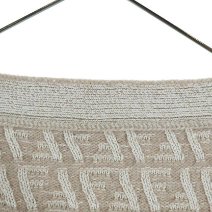 Fendi Skirt White Cashmere Blend FF Logo