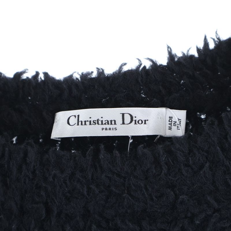 Dior J'adior Teddy Knit Sweater Black